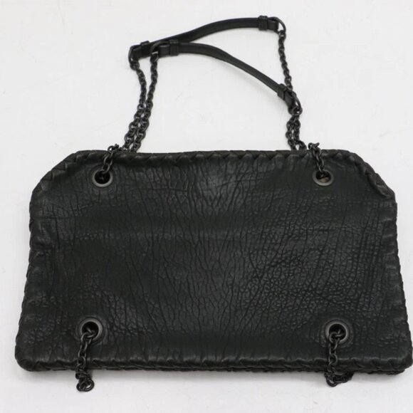 Bottega Veneta Pebbled Leather Chain Handbag - Picture 1 of 15